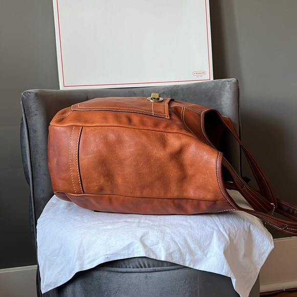 Coach Maude Natural XXL Ergo Tote Overnight Carryall & French Frame Wallet - Picture 8 of 16